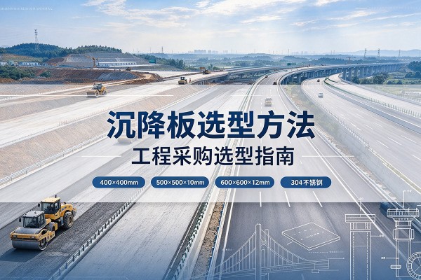 杜集沉降板选择方法