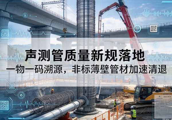 杜集声测管质量新规落地，一物一码溯源，非标薄壁管材加速清退