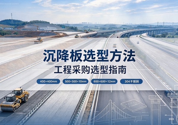 杜集沉降板选择方法